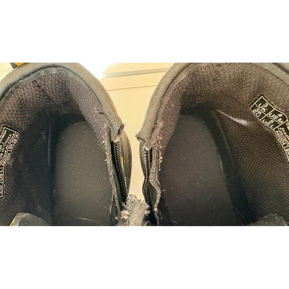 Dr. Martens 1460 Floral Mash Up Black Leather Lace Up Boots Size US 4 Juniors - Picture 14 of 15